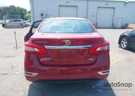 2013 Nissan Sentra S from USA, damaged, VIN 3N1AB7APXDL735938